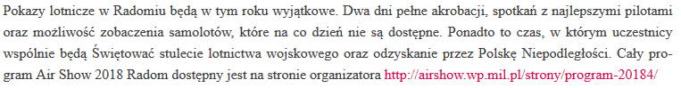 mocny link zdobyty na serwisie wydarzeniowym