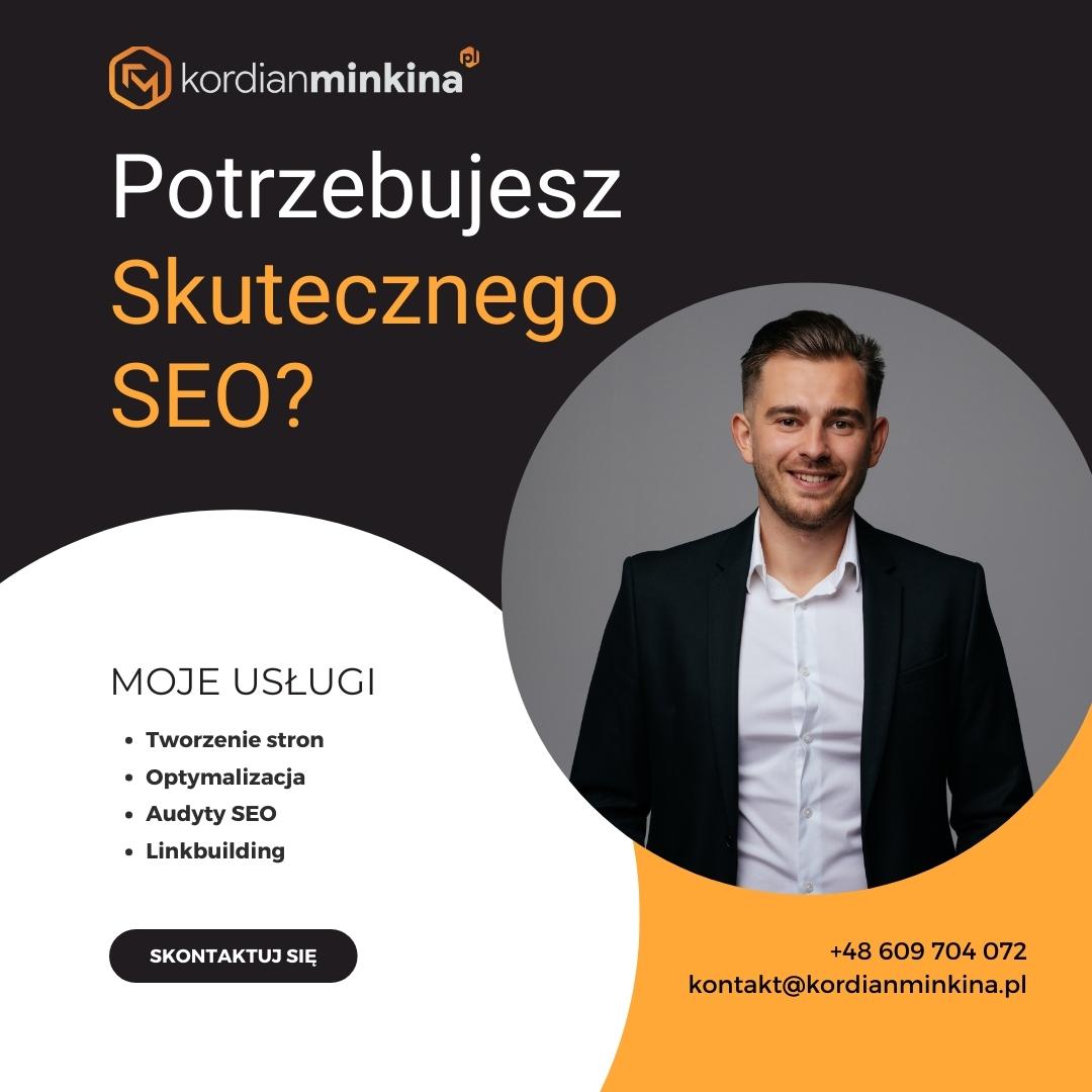 freelancer SEO Kordian Minkina