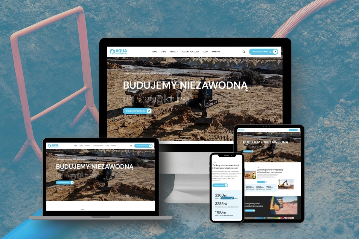 Realizacja strony — Aqua-instalacje.com.pl